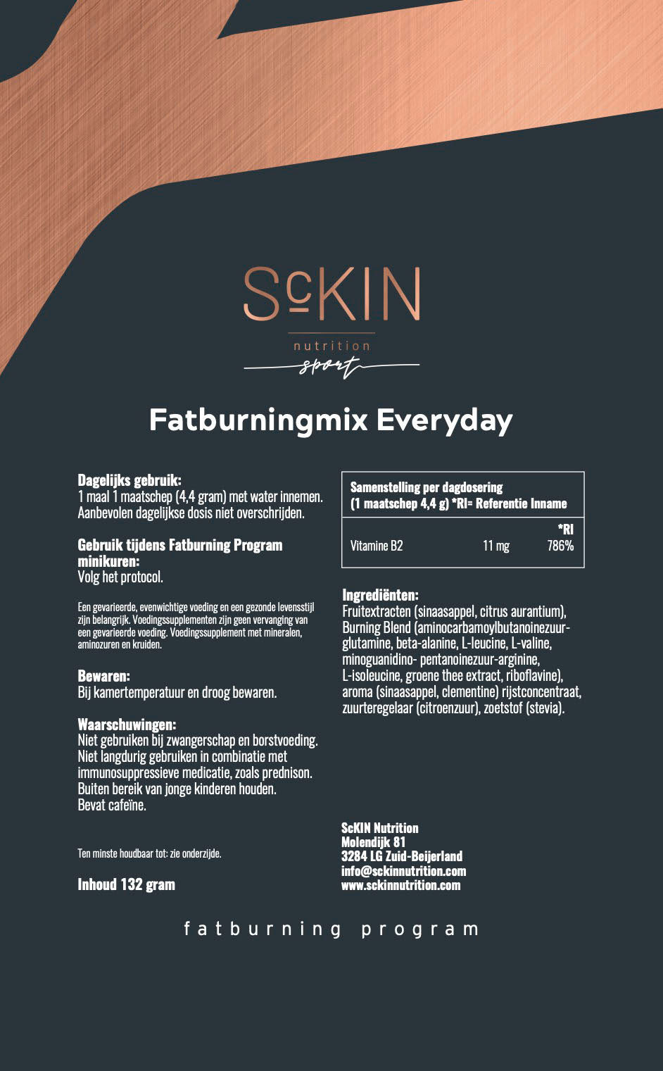 ScKIN Nutrition, Fatburnigmix Everyday