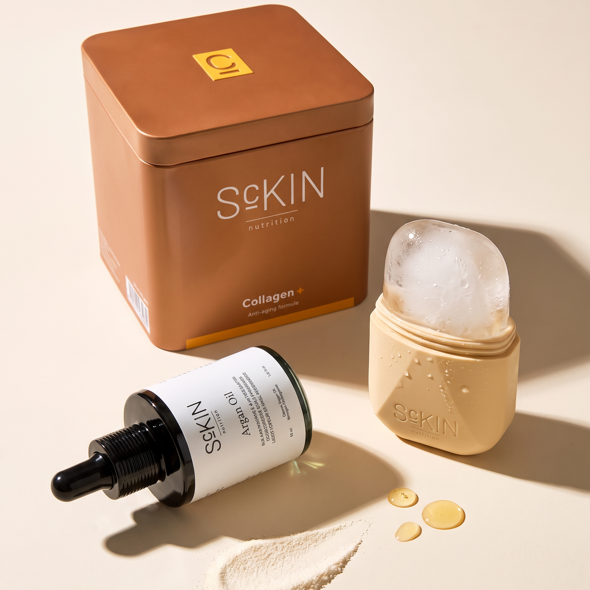 glowbox collagen ice sculpt arganolie