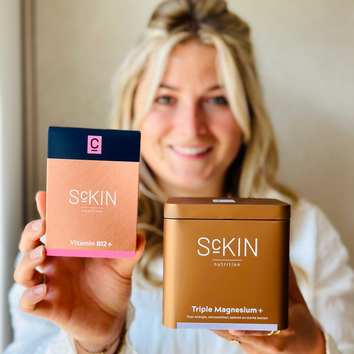 Vrouw vit. B12 en magnesium