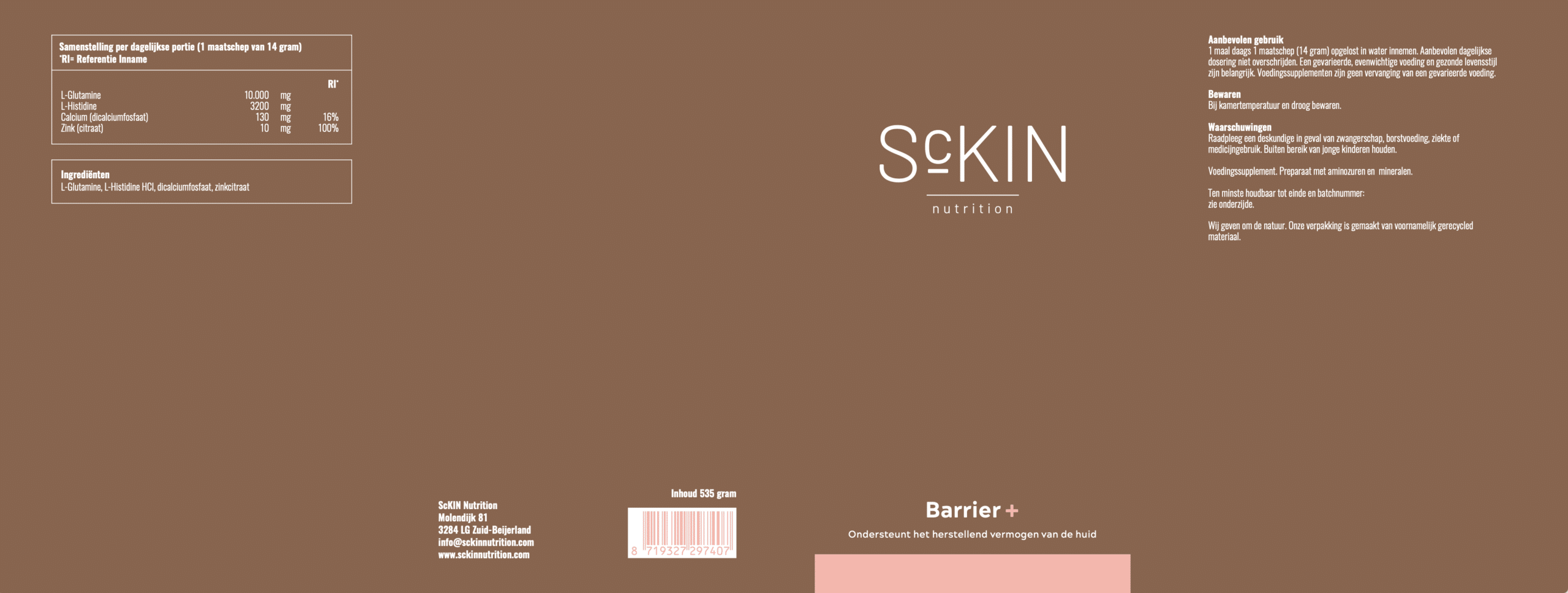 ScKIN Nutrition, Barrier+