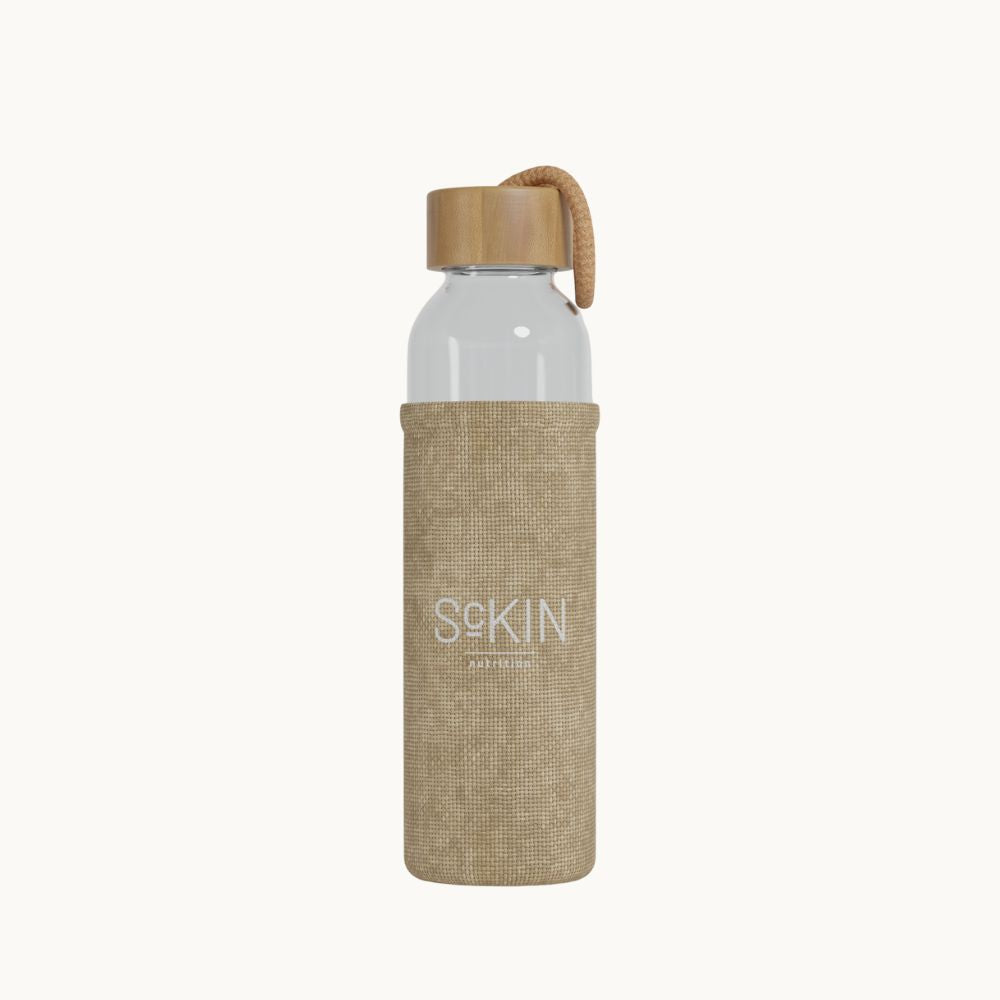 ScKIN Nutrition, Water Bottle Glass 500 ml 